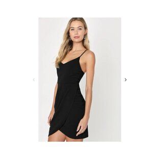 Lulus black mini dres